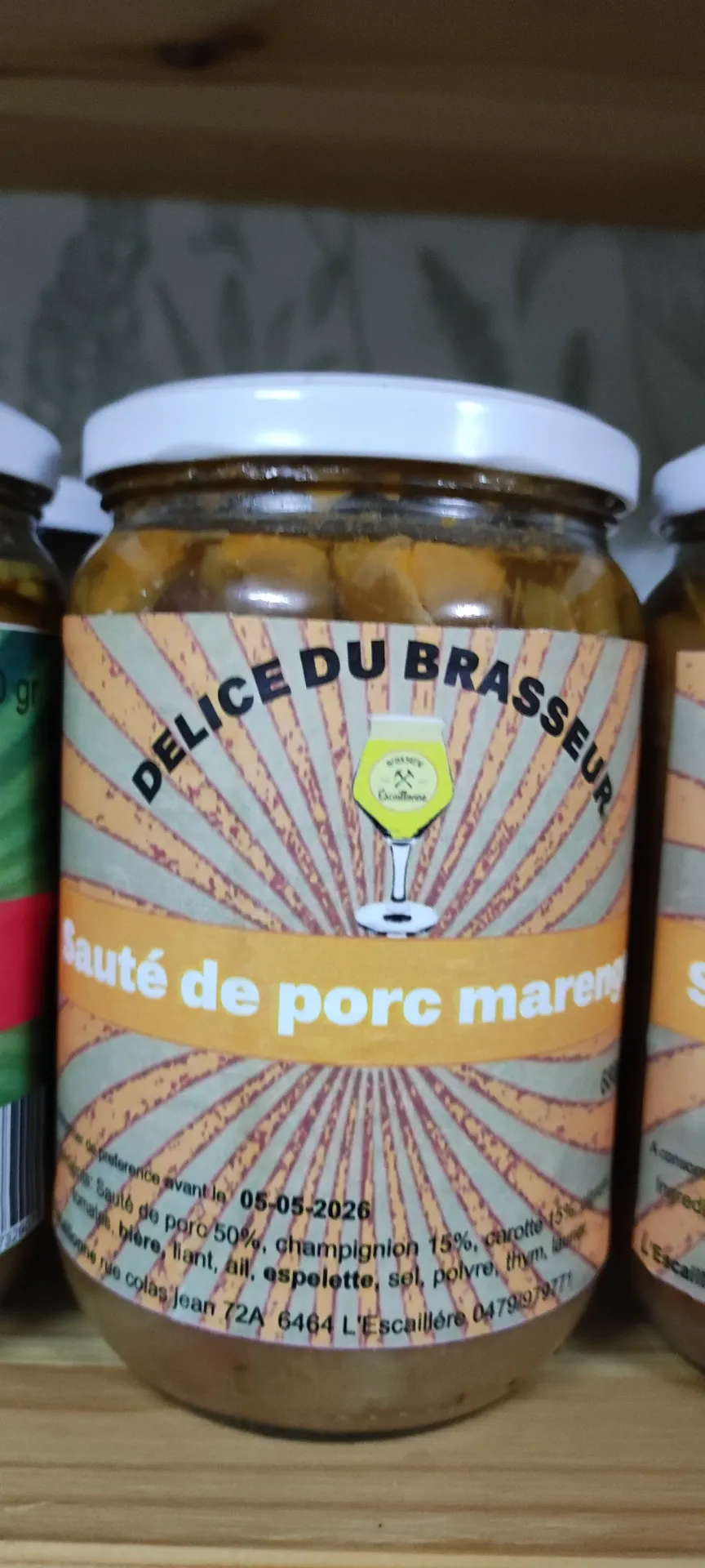 Porc morengo à la bière 680 gr